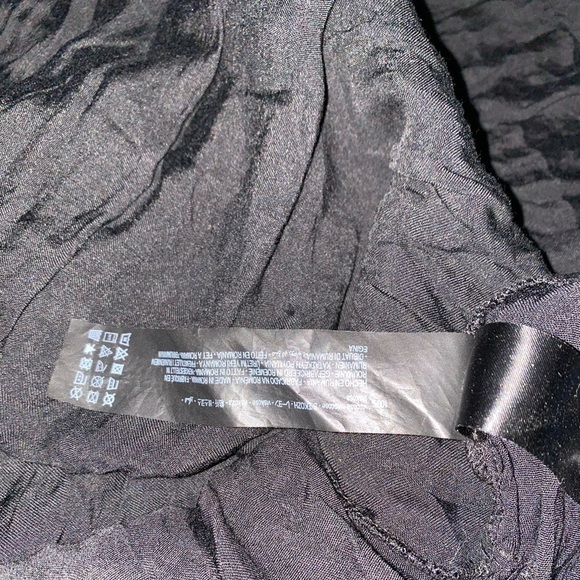 Vintage Zara Babydoll Tiered Satin Mini Dress Victorian Fairycore Whimsigoth - Picture 6 of 6